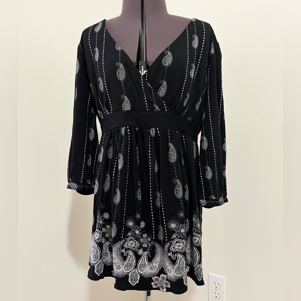A Pea in the Pod Paisley Print Maternity Top Size L